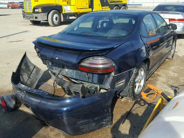 1G2WP52K53F142576 - 2003 PONTIAC GRAND PRIX BLUE photo 4