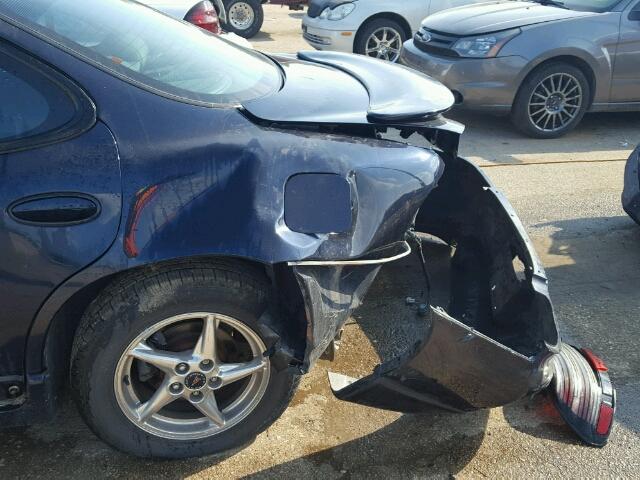 1G2WP52K53F142576 - 2003 PONTIAC GRAND PRIX BLUE photo 9