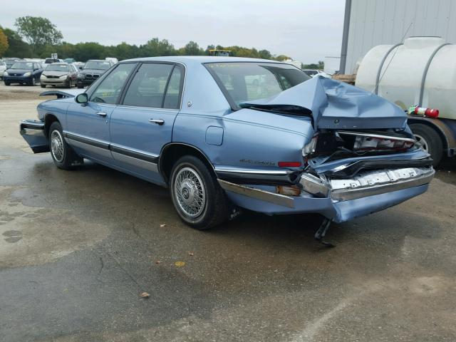 1G4CW53L3M1702310 - 1991 BUICK PARK AVENU BLUE photo 3