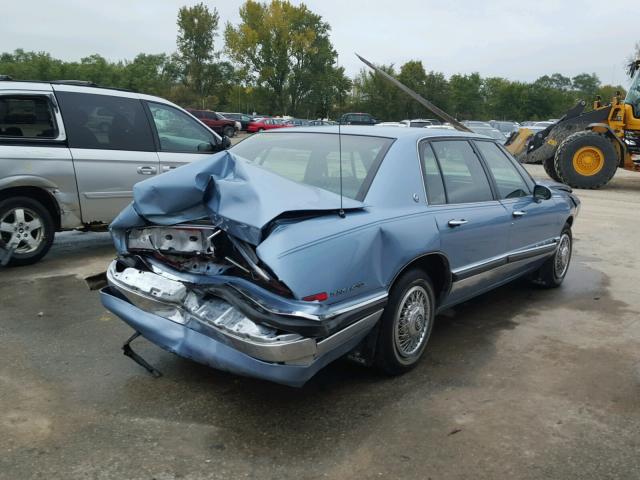 1G4CW53L3M1702310 - 1991 BUICK PARK AVENU BLUE photo 4