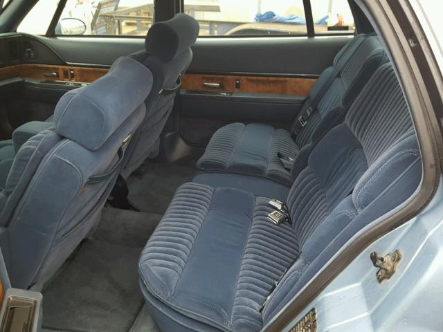 1G4CW53L3M1702310 - 1991 BUICK PARK AVENU BLUE photo 6