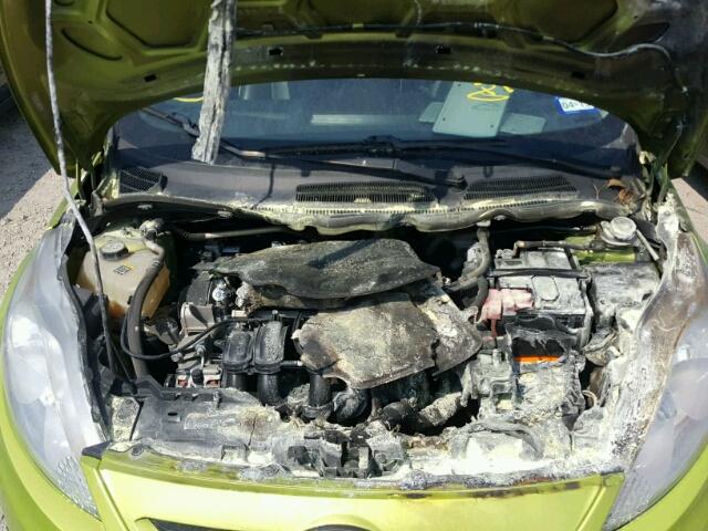 3FADP4FJ5BM180361 - 2011 FORD FIESTA SES GREEN photo 7