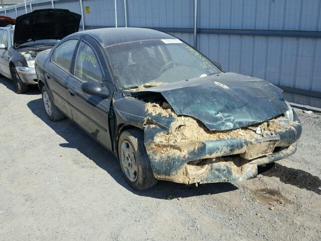 1P3ES46C2YD596130 - 2000 PLYMOUTH NEON BASE 绿色 照片 1