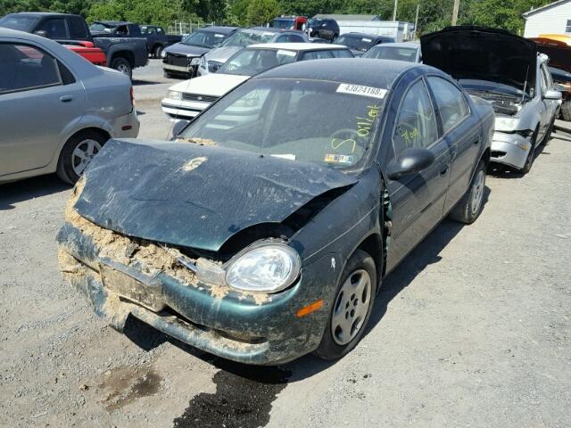 1P3ES46C2YD596130 - 2000 PLYMOUTH NEON BASE 绿色 照片 2