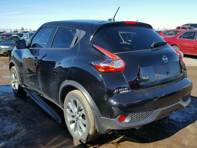 JN8AF5MV0FT556021 - 2015 NISSAN JUKE S BLACK photo 3