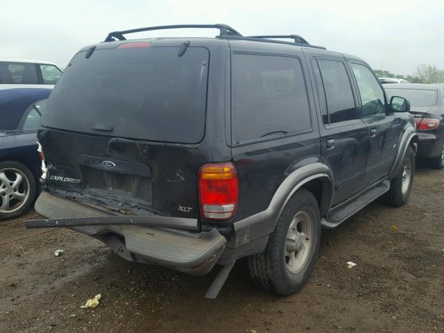 1FMZU73E51ZA19633 - 2001 FORD EXPLORER BLACK photo 4