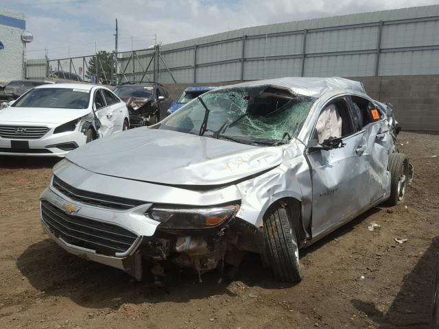 1G1ZB5ST4JF212820 - 2018 CHEVROLET MALIBU LS Gümüş foto 2