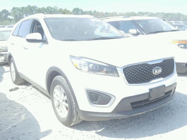 5XYPG4A38GG037649 - 2016 KIA SORENTO LX WHITE photo 1