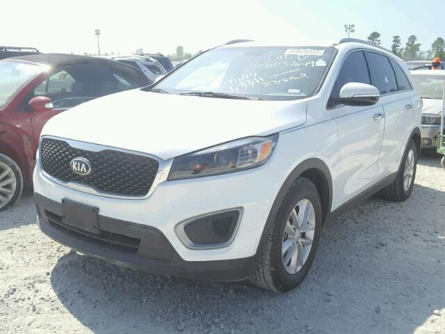 5XYPG4A38GG037649 - 2016 KIA SORENTO LX WHITE photo 2