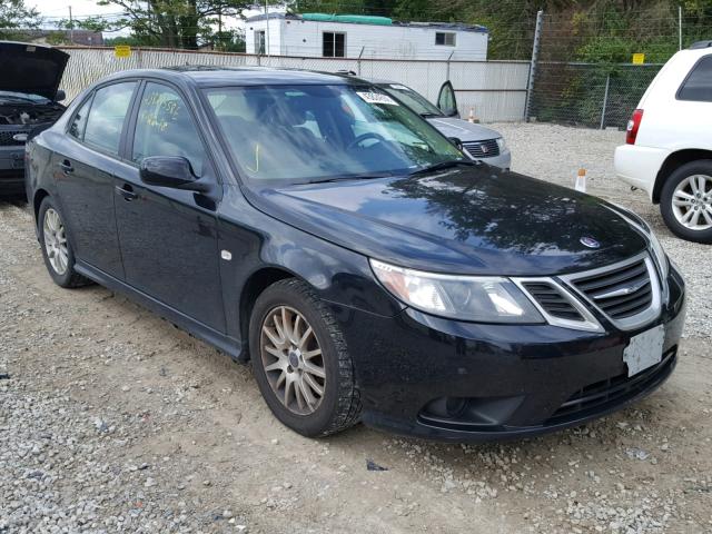 YS3FA4CY7A1608621 - 2010 SAAB 9-3 2.0T BLACK photo 1