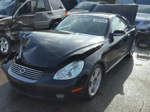 JTHFN48Y150064213 - 2005 LEXUS SC 430 BLACK photo 2