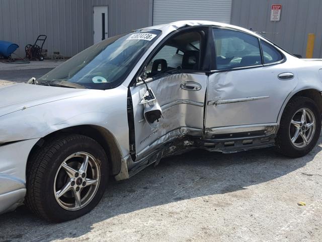 1G2WP52K93F109645 - 2003 PONTIAC GRAND PRIX SILVER photo 10