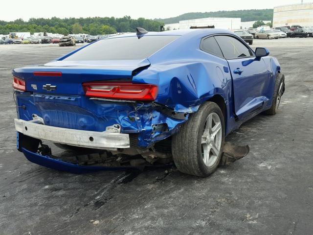 1G1FA1RX7H0109749 - 2017 CHEVROLET CAMARO LS BLUE photo 4