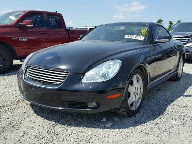 JTHFN48Y840058357 - 2004 LEXUS SC 430 BLACK photo 2