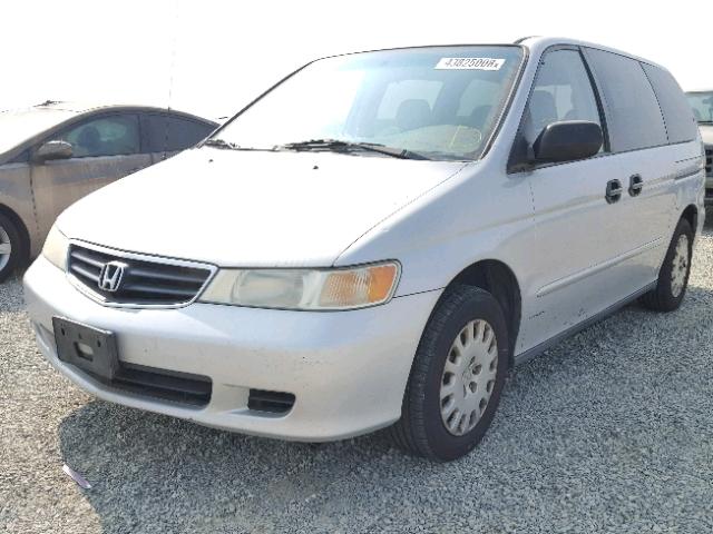 2HKRL18512H564024 - 2002 HONDA ODYSSEY LX GRAY photo 2