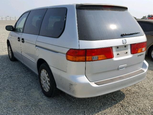 2HKRL18512H564024 - 2002 HONDA ODYSSEY LX GRAY photo 3