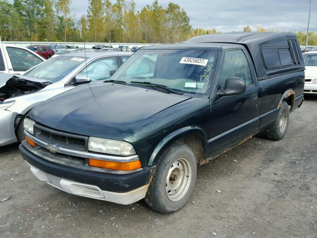 1GCCS14H938129163 - 2003 CHEVROLET S TRUCK S1 GREEN photo 2