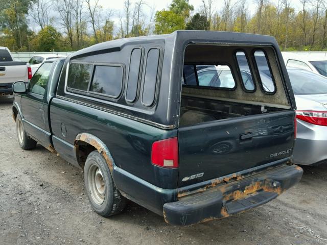 1GCCS14H938129163 - 2003 CHEVROLET S TRUCK S1 GREEN photo 3