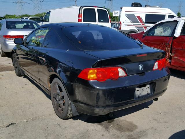 JH4DC53002C024767 - 2002 ACURA RSX TYPE-S BLACK photo 3