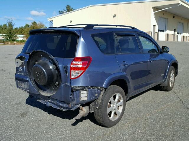 2T3DF4DV0AW055610 - 2010 TOYOTA RAV4 LIMIT BLUE photo 4