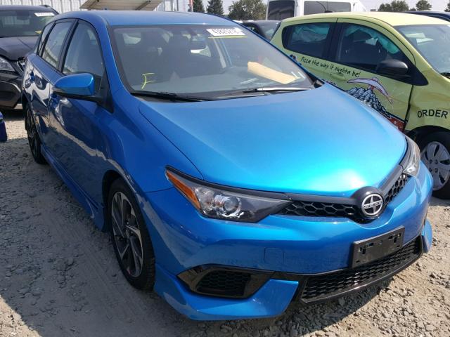 JTNKARJE9GJ515213 - 2016 TOYOTA SCION IM BLUE photo 1