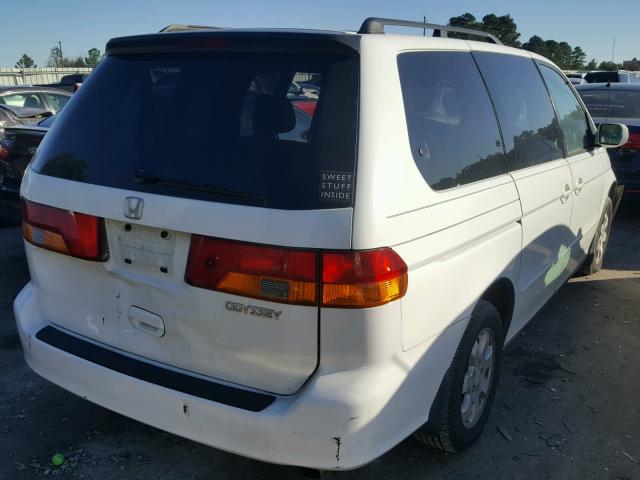 5FNRL18963B013719 - 2003 HONDA ODYSSEY EX WHITE photo 4