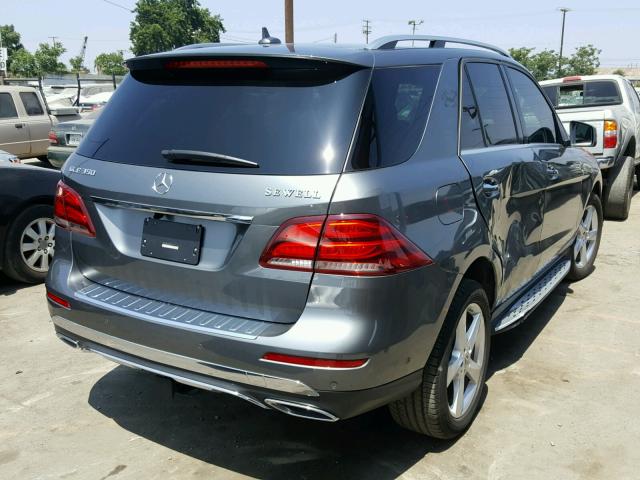 4JGDA5JB1JB039077 - 2018 MERCEDES-BENZ GLE 350 GRAY photo 4