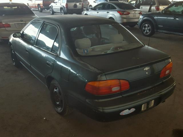 1Y1SK52832Z418243 - 2002 CHEVROLET GEO PRIZM 绿色 照片 3