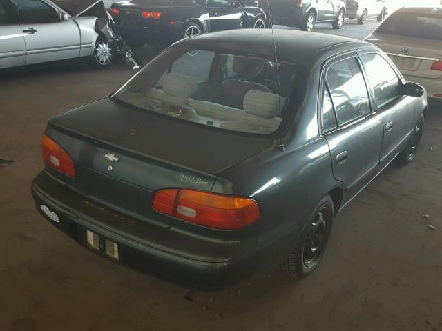 1Y1SK52832Z418243 - 2002 CHEVROLET GEO PRIZM 绿色 照片 4