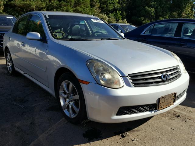 JNKCV51F36M602471 - 2006 INFINITI G35 SILVER photo 1