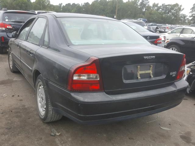 YV1TS94D7Y1122170 - 2000 VOLVO S80 BLACK photo 3