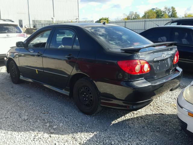 1NXBR32E05Z409880 - 2005 TOYOTA COROLLA CE BLACK photo 3