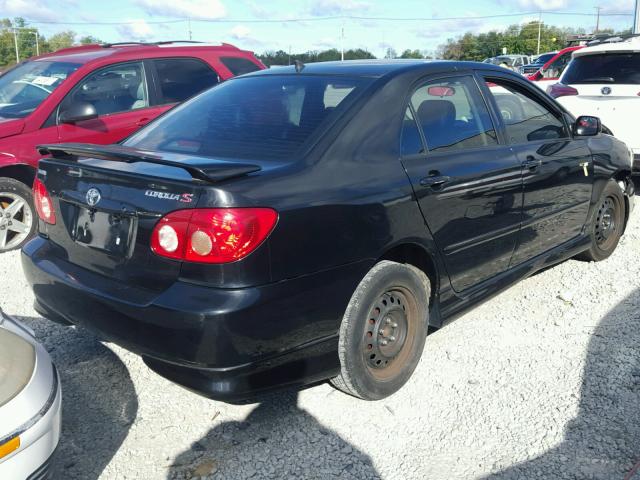 1NXBR32E05Z409880 - 2005 TOYOTA COROLLA CE BLACK photo 4