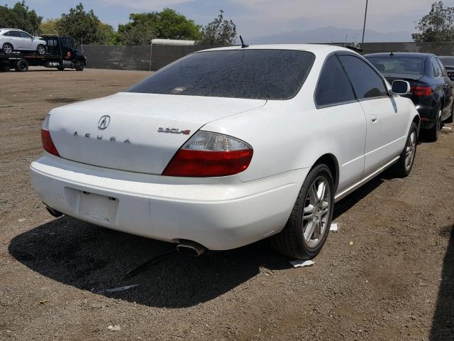 19UYA42773A003298 - 2003 ACURA 3.2CL TYPE WHITE photo 4