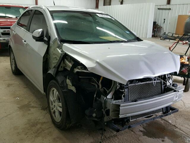 1G1JC5SH0D4179871 - 2013 CHEVROLET SONIC LT Gümüş foto 1