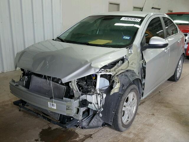 1G1JC5SH0D4179871 - 2013 CHEVROLET SONIC LT Gümüş foto 2