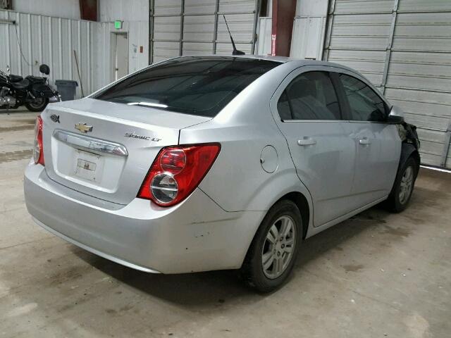 1G1JC5SH0D4179871 - 2013 CHEVROLET SONIC LT Gümüş foto 4