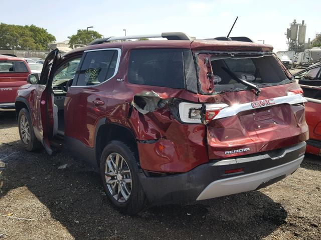 1GKKNMLA2HZ264628 - 2017 GMC ACADIA SLT 勃艮第红 照片 3