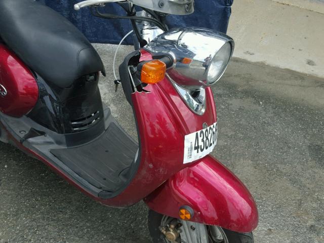 LPRSE13Y39A580346 - 2009 YAMAHA YJ125 MAROON photo 9