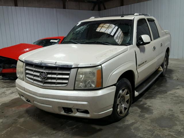 3GYEK63N62G344256 - 2002 CADILLAC ESCALADE E WHITE photo 2