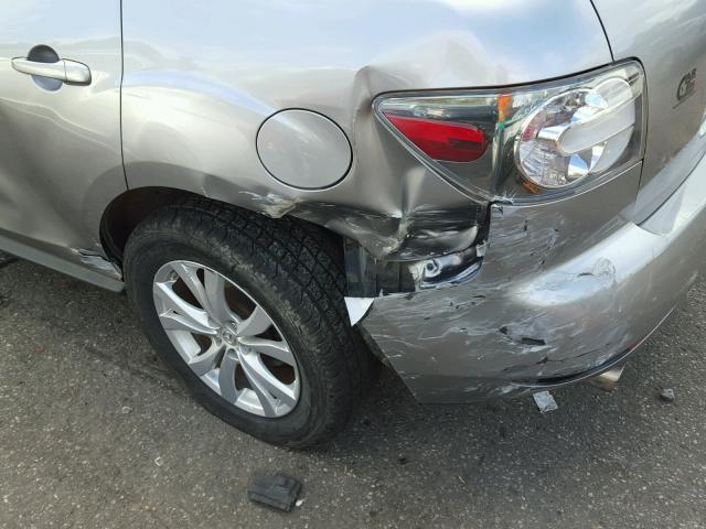 JM3ER4W38A0312449 - 2010 MAZDA CX-7 SILVER photo 9