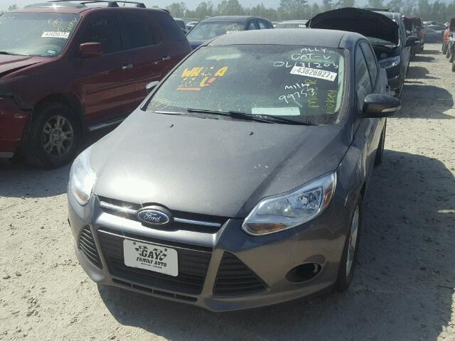 1FADP3K2XDL131203 - 2013 FORD FOCUS SE GRAY photo 2