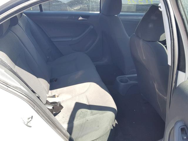 3VW2K7AJ2DM355027 - 2013 VOLKSWAGEN JETTA BASE Արծաթագույն լուսանկար 6