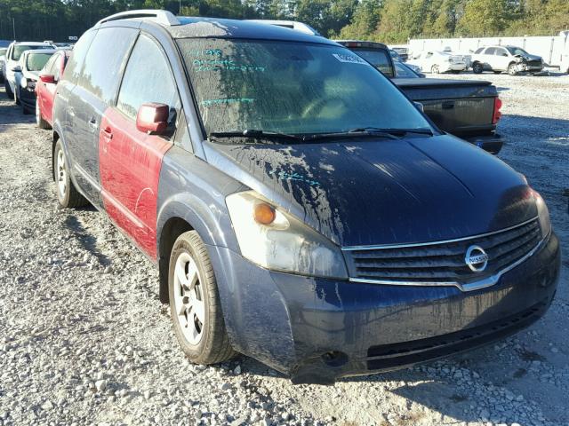 5N1BV28U49N105276 - 2009 NISSAN QUEST S BLUE photo 1