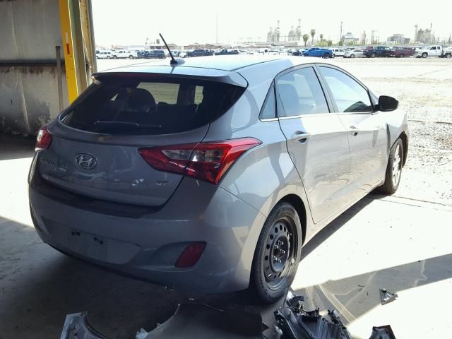 KMHD35LH9GU273184 - 2016 HYUNDAI ELANTRA GT GRAY photo 4