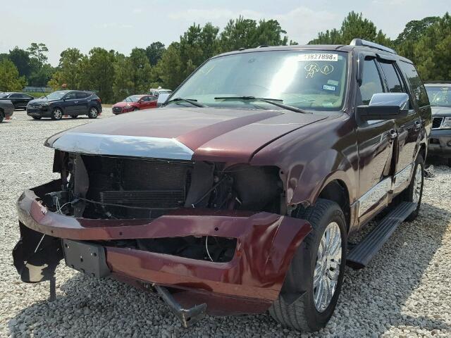 5LMJJ2H52AEJ03284 - 2010 LINCOLN NAVIGATOR მუქწითელი ფოტო 2