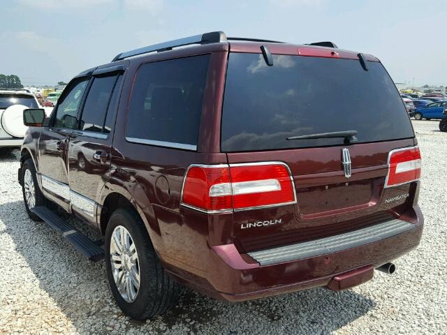 5LMJJ2H52AEJ03284 - 2010 LINCOLN NAVIGATOR მუქწითელი ფოტო 3