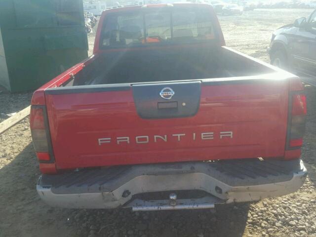1N6DD26S92C334472 - 2002 NISSAN FRONTIER RED photo 9