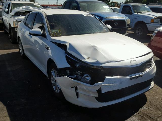 KNAGT4L38G5102482 - 2016 KIA OPTIMA LX WHITE photo 1