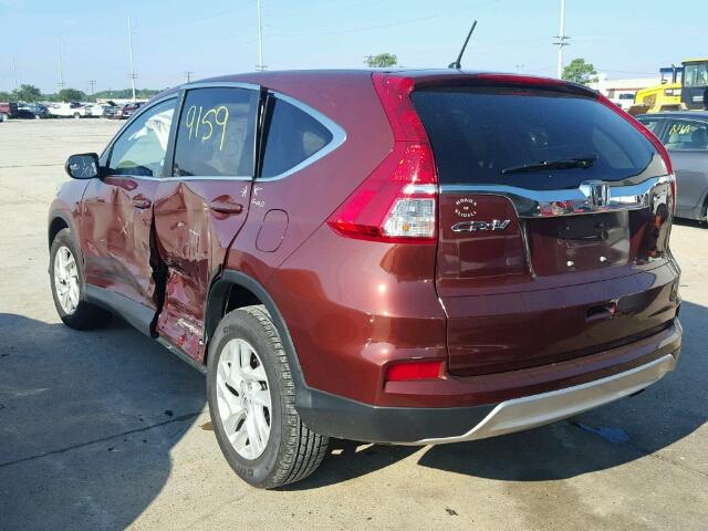 3CZRM3H59GG702153 - 2016 HONDA CR-V MAROON photo 3